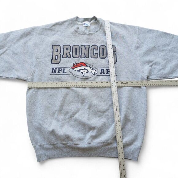 Pro Player Vintage 90s Denver Broncos Made in USA Pullover Sweatshirt Men's XL - Picture 7 of 9